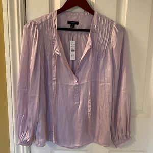 J. Crew tie neck blouse